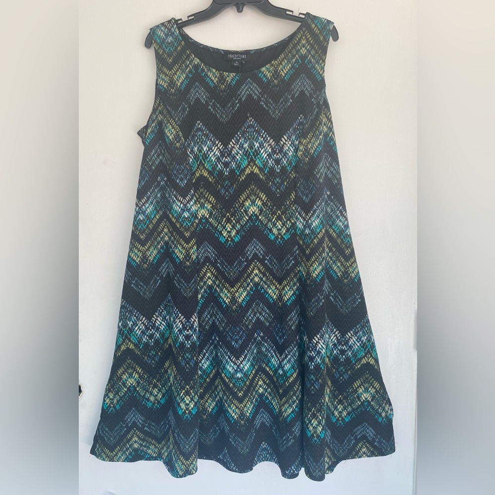 Chevron Patterned Maxi Skirt